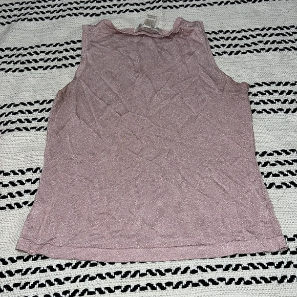 Dusty Rose Pink Sparkling Top - Picture 5 of 7